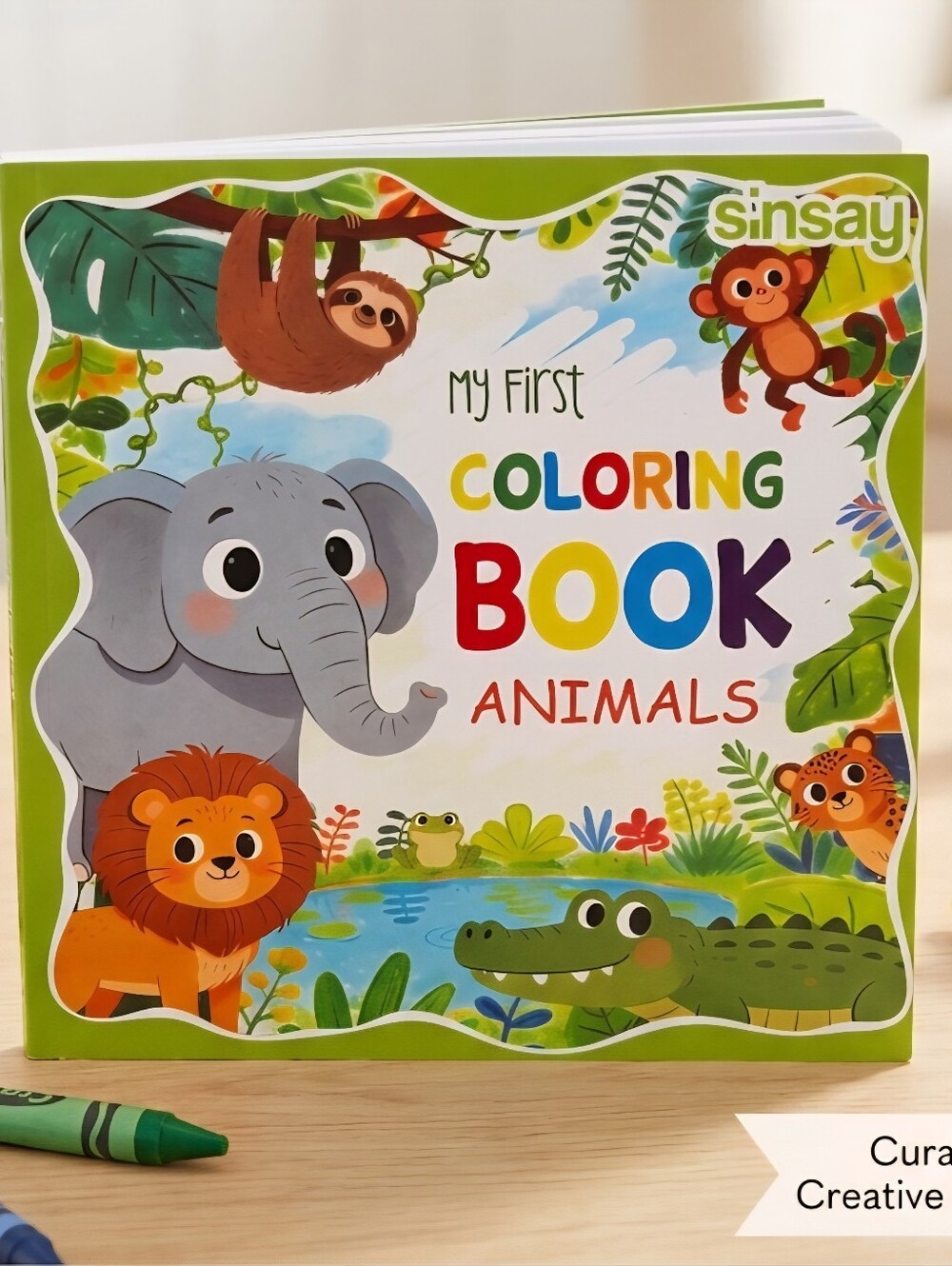 My First Coloring Book Animals - Green
